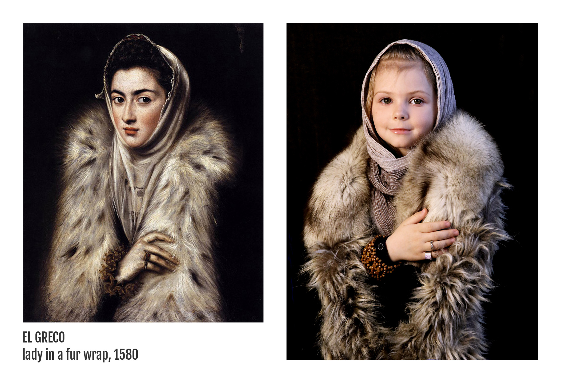 El Greco - Lady in a fur wrap